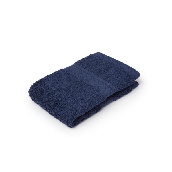 Mitre Essentials Nova Face Cloth Navy (Pack of 10) - Image 2