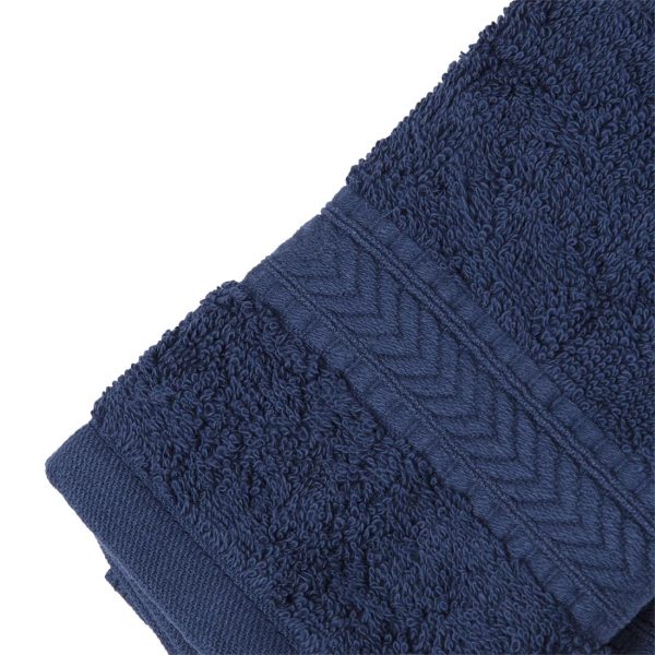 Mitre Essentials Nova Face Cloth Navy (Pack of 10) - Image 3