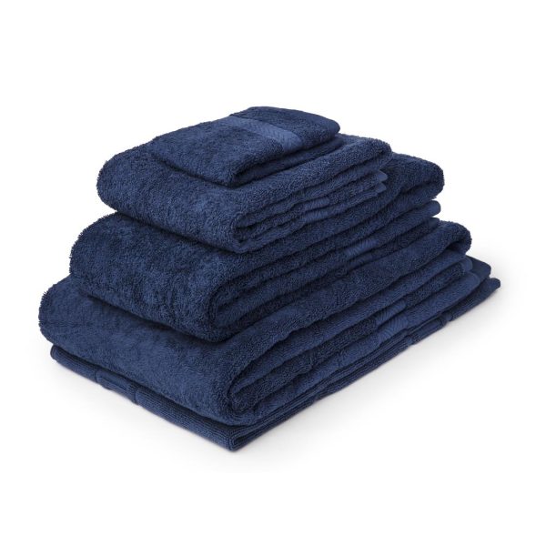 Mitre Essentials Nova Bath Mat Navy - Image 5