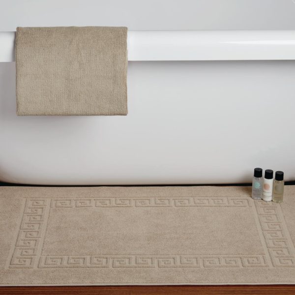 Mitre Essentials Nova Bath Mat Sand - Image 2