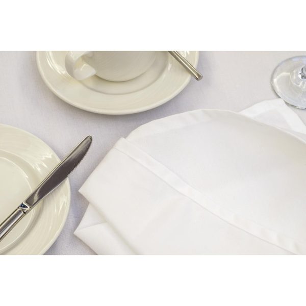 Mitre Essentials Occasions Round Tablecloth White 2300mm - Image 2