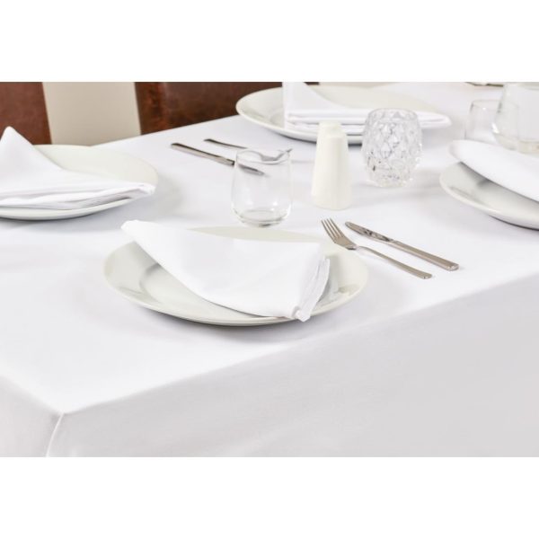 Mitre Essentials Occasions Tablecloth White 1350 x 1780mm - Image 2