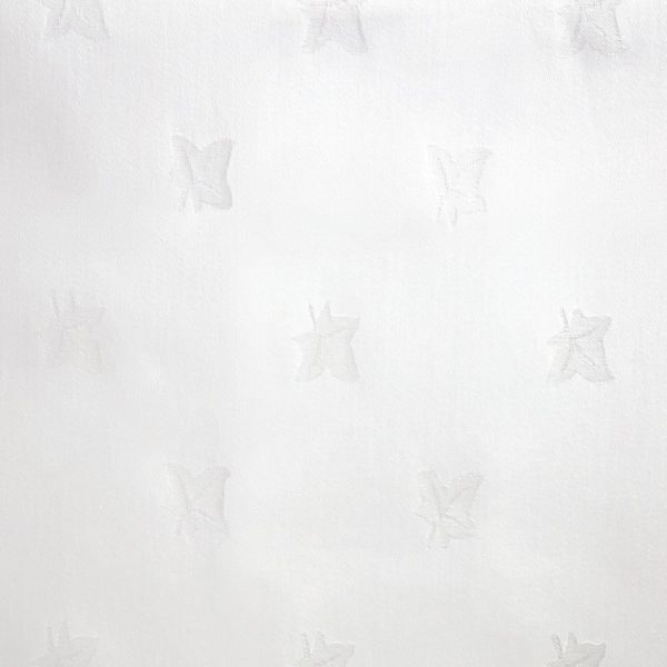 Mitre Luxury Luxor Tablecloth Ivy Leaf White 900 x 900mm - Image 4