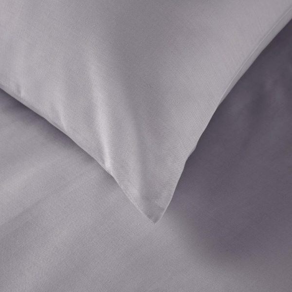 Mitre Essentials Spectrum Housewife Pillowcases Grey (Pack of 2) - Image 2