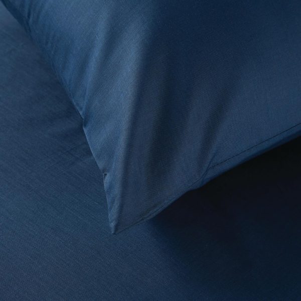 Mitre Essentials Spectrum Housewife Pillowcase Navy - Image 2