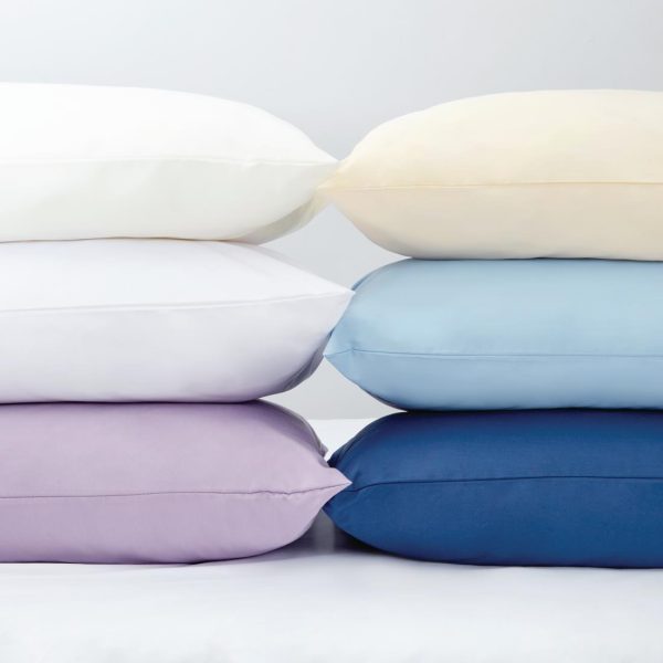 Mitre Essentials Temir Housewife Pillowcase Oatmeal (Pack of 2) - Image 2