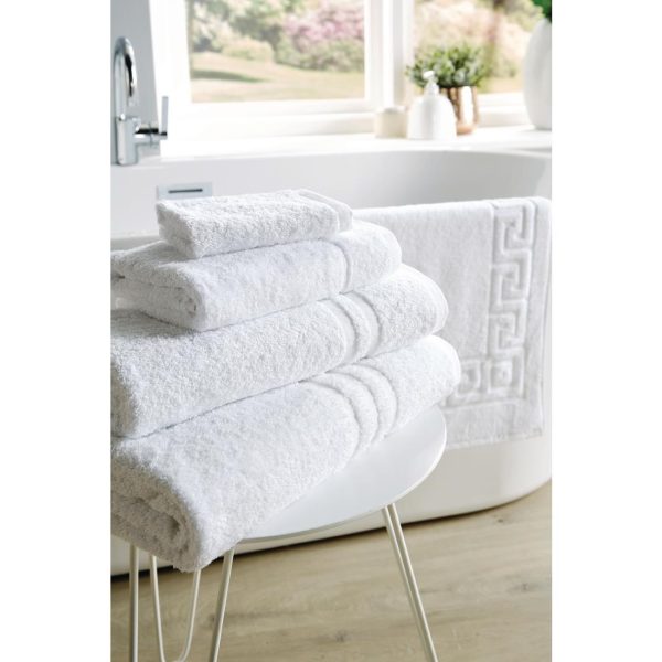 Eco Towel - White Bath Sheet - 100x150cm - Image 3