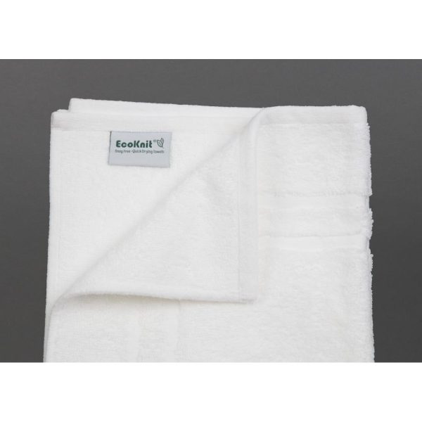 EcoKnit Bath Mat White, 800gsm - Image 6