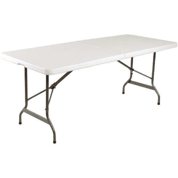 Special Offer Bolero PE Centre Folding Table 6ft with Six Folding Chairs - Image 3