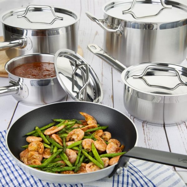 Nisbets Essentials Cook Like A Pro 5-Piece Cookware Set - Image 3