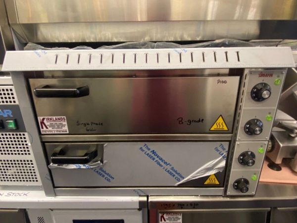 Sirman VULCANO 2C Twin Deck Pizza Oven with Refractory Brick Decks Heavy Duty 1