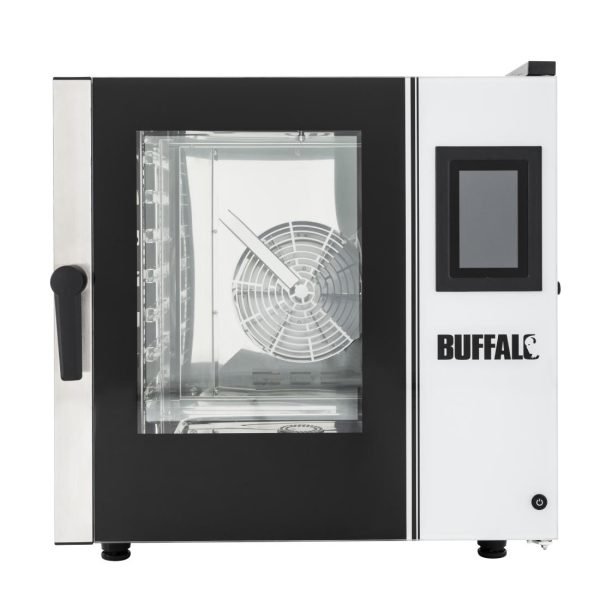 Buffalo Freestanding Smart Touchscreen Combi Oven 7 x GN 1/1 with Installation Kit - Image 4