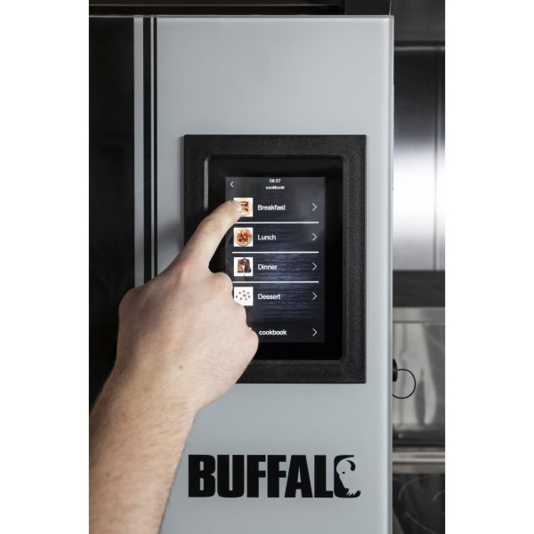 Buffalo Freestanding Smart Touchscreen Combi Oven 7 x GN 1/1 with Installation Kit - Image 17