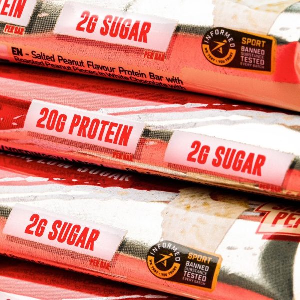 Grenade Protein Bar White Chocolate Salted Peanut 60g (Pack of 12) - Image 6