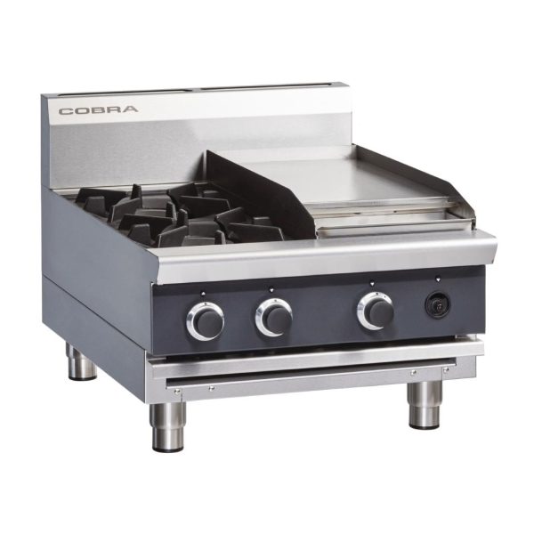 Blue Seal Cobra Countertop Gas Hob with Griddle C6C-B