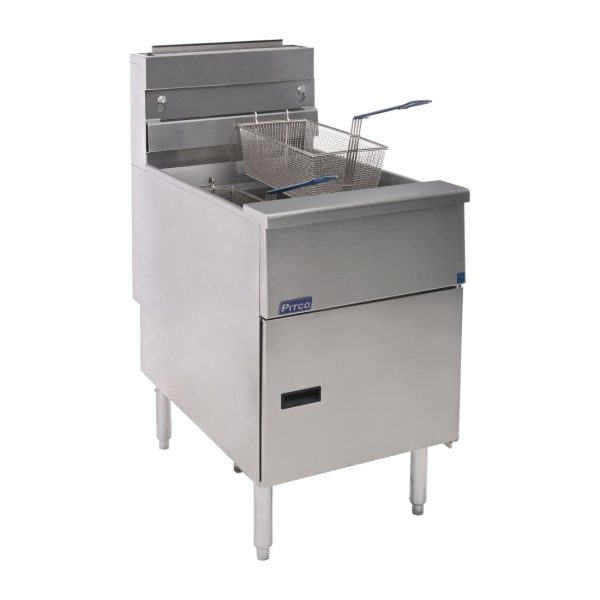 Pitco Twin Basket Single Tank Gas Fryer SG18S - Image 8