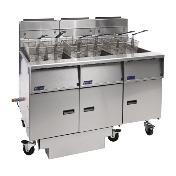 Pitco Triple Tank Gas Fryer SGR14S-FD-FFF - Image 3