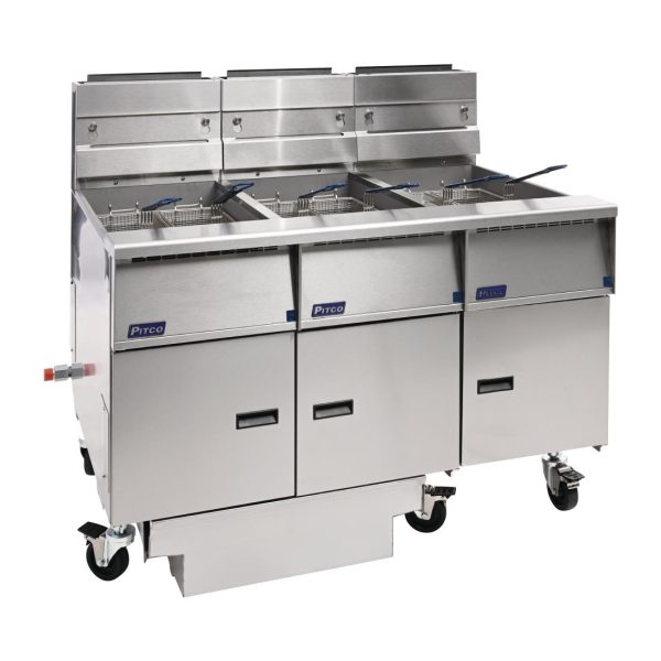 Pitco Triple Tank Gas Fryer SGR14S-FD-FFF - Image 4