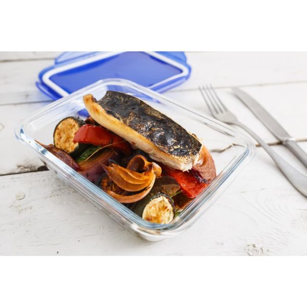 Pyrex Cook & Go Medium Rectangular Dish With Lid 1.7Ltr - Image 2