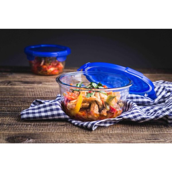 Pyrex Cook & Go Medium Round Dish With Lid 1.6Ltr - Image 2