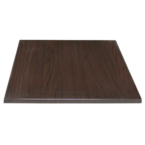 Special Offer Bolero Square Dark Brown Table Top and Base Combo - Image 4