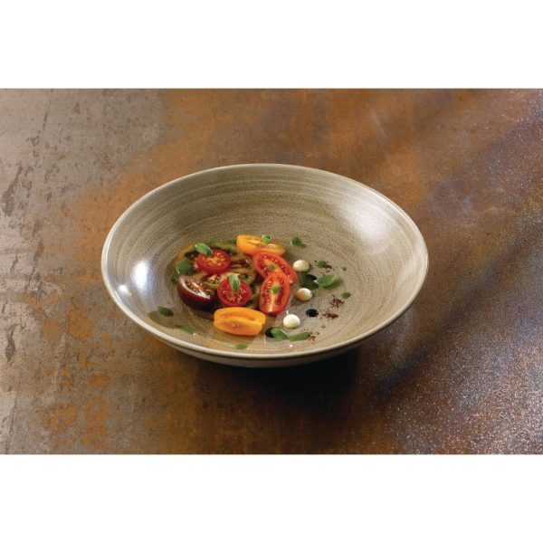 Churchill Stonecast Patina Antique Coupe Bowls Taupe 182mm (Pack of 12) - Image 2