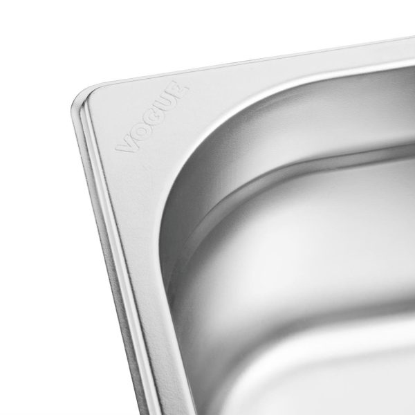 Vogue Stainless Steel Gastronorm Tray Set 8 x 1/3 - Image 5