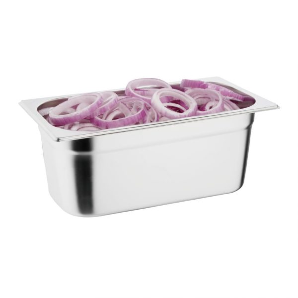 Vogue Stainless Steel Gastronorm Tray Set 8 x 1/3 - Image 6