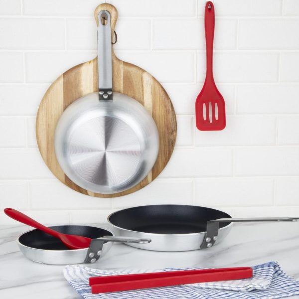 Vogue Cook Like A Pro 3-Piece Non-Stick Frying Pan and Saute Pan Set - Image 2