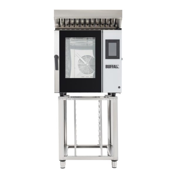 Buffalo Freestanding Smart Touchscreen Combi Oven 7 x GN 1/1 with Installation Kit and Extraction Hood - Image 19