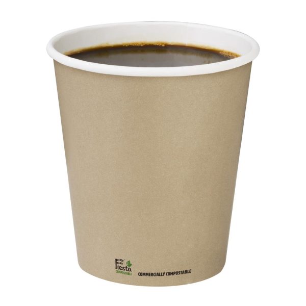 Fiesta Compostable Coffee Cups Single Wall 340ml / 12oz (Pack of 1000) - Image 4