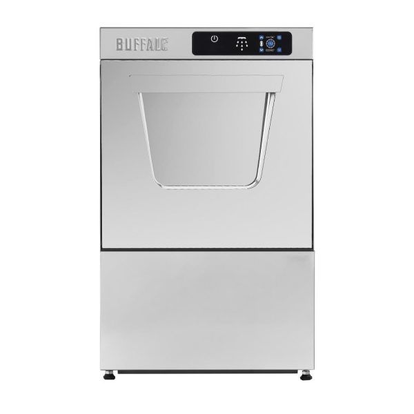 Buffalo Digital Undercounter Glass Washer 400mm Basket 2.9kW - Image 2
