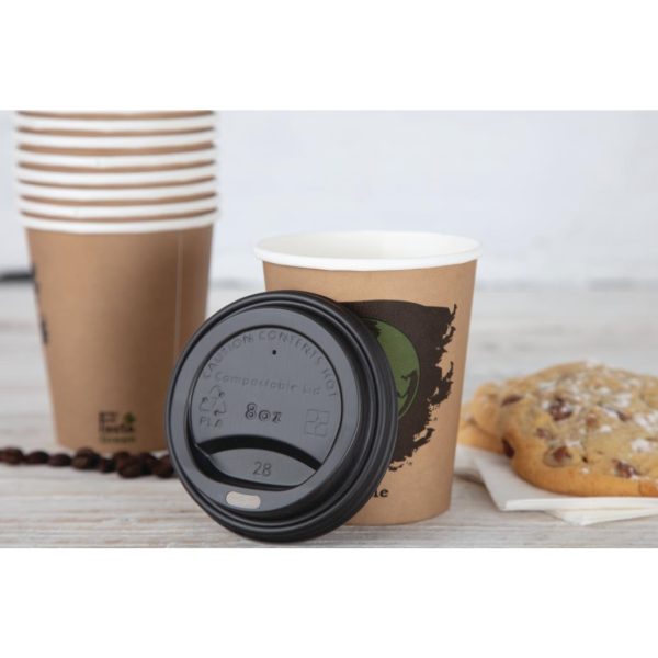 Fiesta Compostable Coffee Cups Single Wall 8oz (Pack of 1000) - Image 6