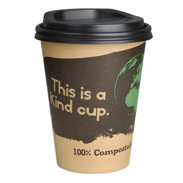 Fiesta Compostable Coffee Cups Single Wall 340ml / 12oz (Pack of 1000) - Image 7