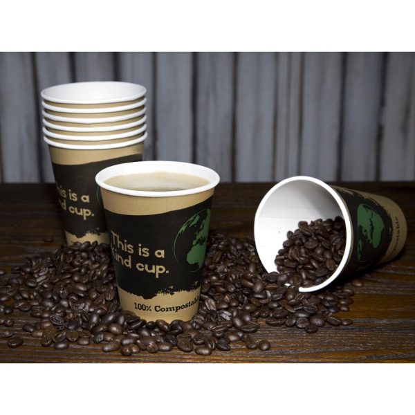 Fiesta Compostable Coffee Cups Single Wall 340ml / 12oz (Pack of 1000) - Image 12