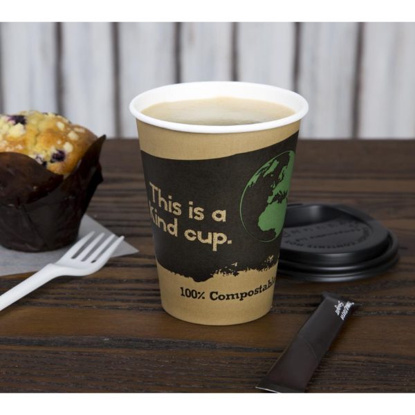 Fiesta Compostable Coffee Cups Single Wall 340ml / 12oz (Pack of 1000) - Image 13