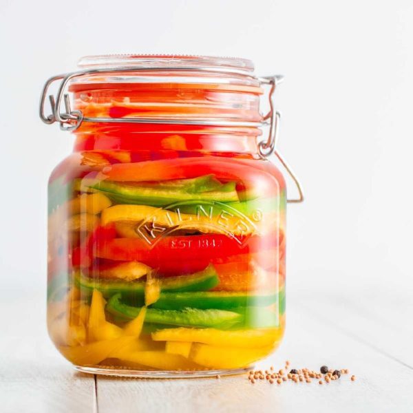 Kilner Square Clip Top Jar 1Ltr (Pack 4)                - Image 2