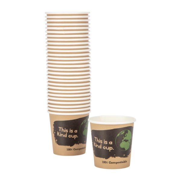 Fiesta Compostable Espresso Cups Single Wall 113ml (Pack of 50) - Image 11