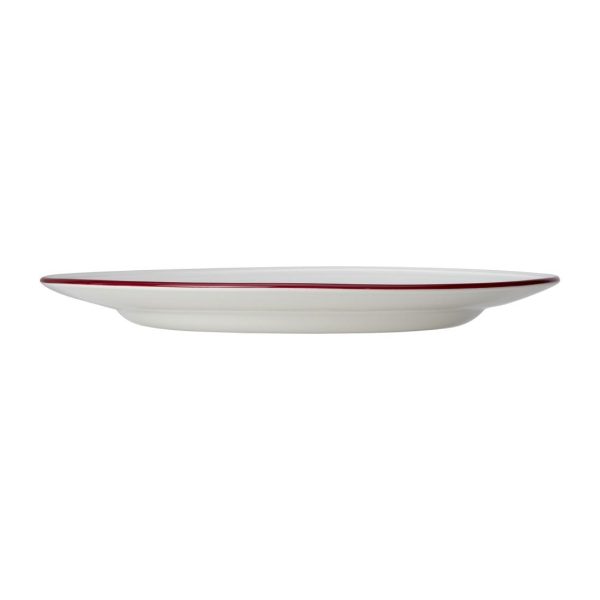 Steelite Bead Maroon Band Plates 285mm (Pack of 6) - Image 5
