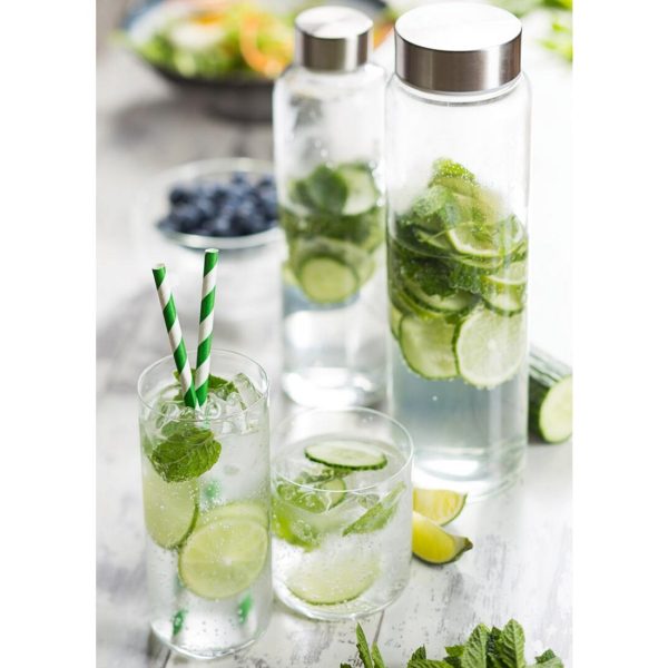 Utopia Atlantis Lidded Water Bottle 1Ltr (Pack of 12) - Image 2