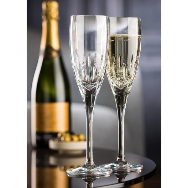 Utopia Lucent Ascot Flutes 260ml (Pack of 6) - Image 2