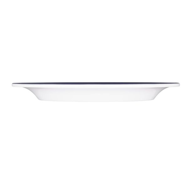 Olympia Kristallon Gala Melamine Blue Rim Plates 268mm (Pack of 6) - Image 3