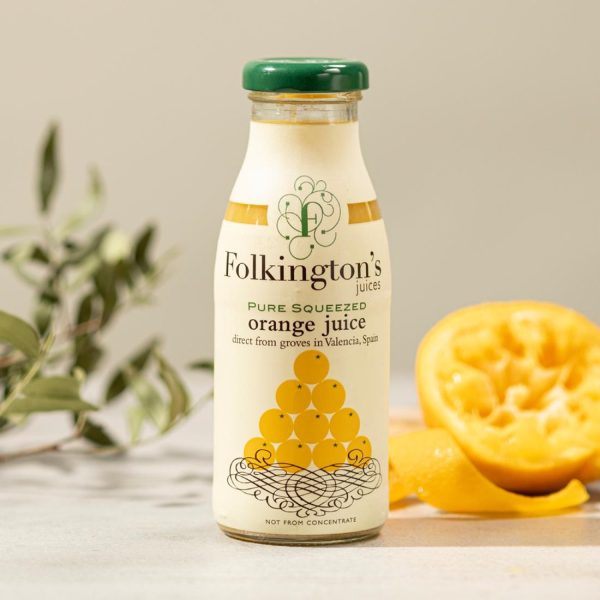 Folkington's Juices Orange Glass Bottle 250ml (Pack of 12) - Image 4