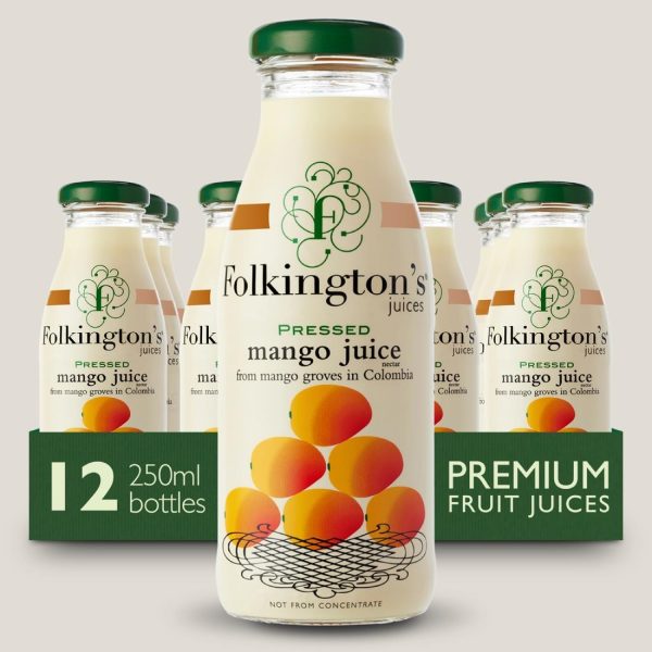 Folkington's Juices Mango Glass Bottle 250ml (Pack of 12) - Image 5