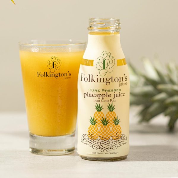 Folkington's Juices Pineapple Glass Bottle 250ml (Pack of 12) - Image 3
