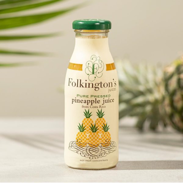 Folkington's Juices Pineapple Glass Bottle 250ml (Pack of 12) - Image 4