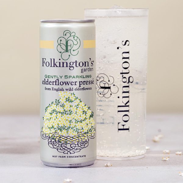 Folkington's Sparkling Drinks Elderflower Can 250ml (Pack of 12) - Image 4