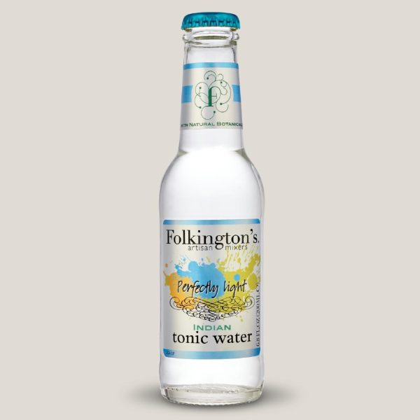 Folkington's Indian Light Tonic Water Glass Bottle 200ml (Pack of 24) - Image 3