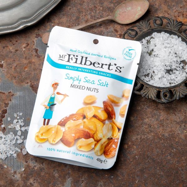 Mr Filbert's Simply Sea Salt Mixed Nuts 40g (Pack of 20) - Image 3