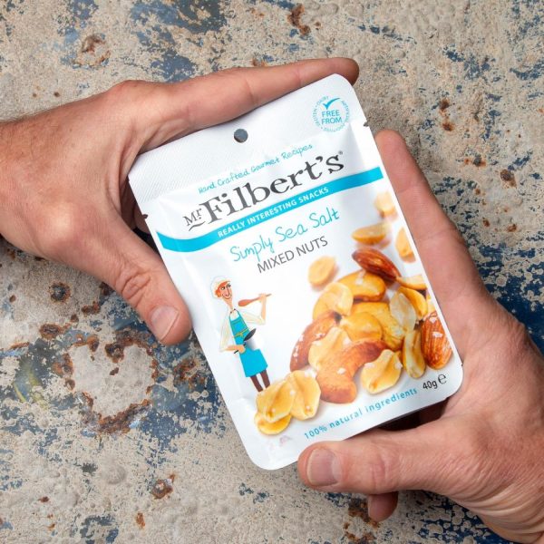 Mr Filbert's Simply Sea Salt Mixed Nuts 40g (Pack of 20) - Image 4